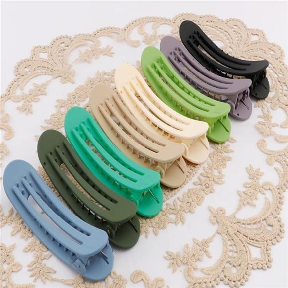 8 Pack Hair Clips,  Alligator Hair Clips 🌻🦋🌈 - Picture 4 of 7